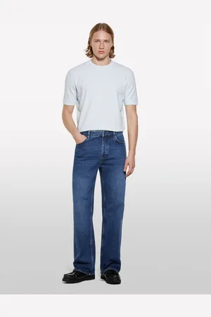Sisley T-shirt Azzurro Chiaro A Maniche Corte, Uomo