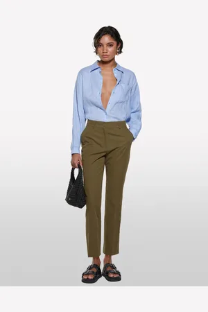 Sisley Pantaloni Flare Fit, Donna