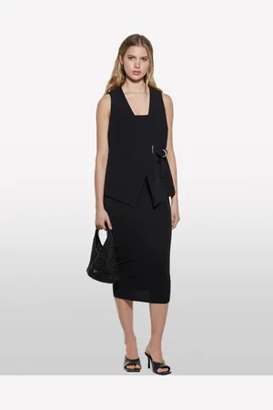 Sisley Gilet Con Cinturino, Donna