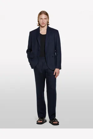 Sisley Blazer 100% Lino, Uomo