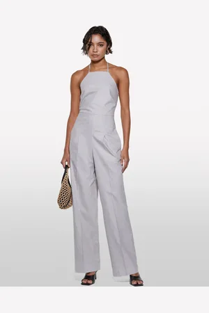 Sisley Tuta Con Scollo Halter, Donna