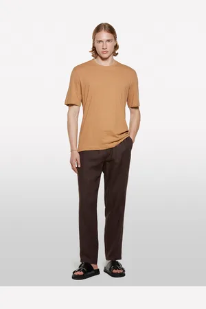 Sisley Joggers 100% Lino, Uomo