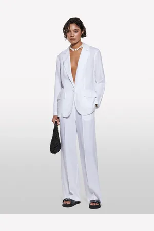 Sisley Blazer 100% Lino, Donna