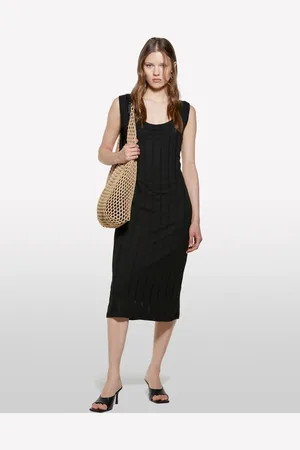 Sisley Vestito A Costine, Donna