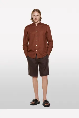 Sisley Bermuda 100% Lino, Uomo