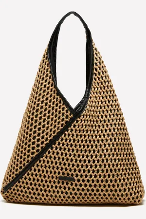 Sisley Maxi Borsa Effetto Crochet, Donna