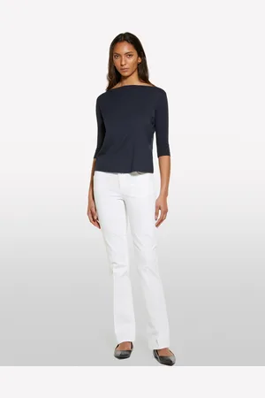 Sisley T-shirt Con Scollo A Barca, Donna
