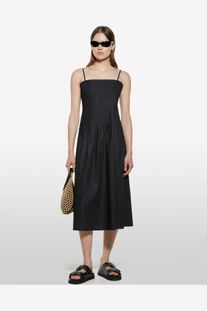 Sisley Vestito Midi Svasato, Donna