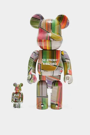 Medicom BE@RBRICK Benjamin Grant Lisse 100% and 400%