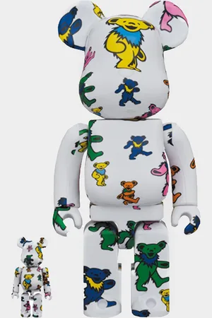 Medicom BE@RBRICK Grateful Dead Dancing Bears 100% 400%