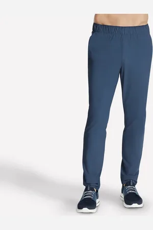 Skechers Uomo GO STRETCH Ultra Tapered Pantaloni in Carbone/Blu Navy Blue