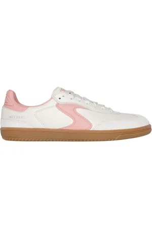 Skechers Donna Hotshot - Kickoff Sneaker in Naturale/Rosa