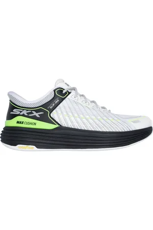 Skechers Uomo Slip-ins: Max Cushioning Suspension Sneaker in Bianco/Nero