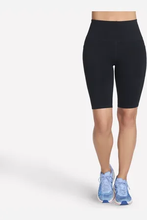 Skechers Donna GO WALK High-Waisted 10 Inch Bike pantaloni corti in