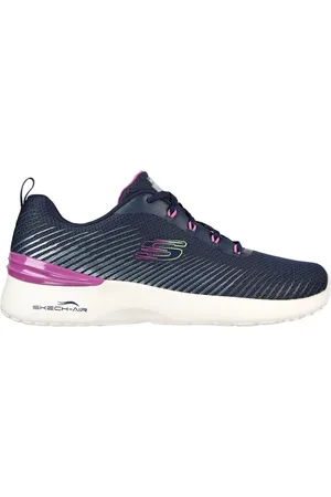 Skechers Donna Skech-Air Dynamight - Luminosity Sneaker in Blu Navy Blue/Porpora