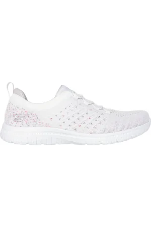 Skechers Donna Virtue - Show Runner Sneaker in Bianco/Multicolore