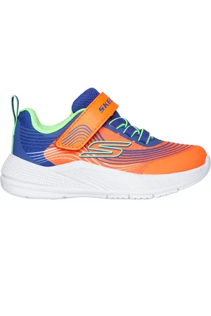 Skechers Microspec Advance Sneaker in Arancione/Blu