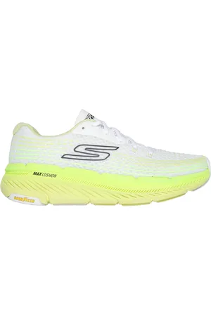 Skechers Uomo Max Cushioning Premier 2.0 - Vivid 2.0 Sneaker in Bianco/Lime