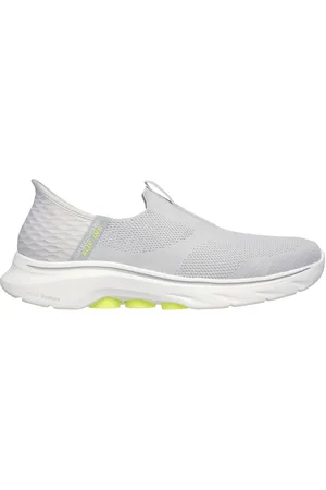 Skechers Uomo Slip-ins: GO WALK 7 - Easy On 2 Sneaker in Grigio/Giallo