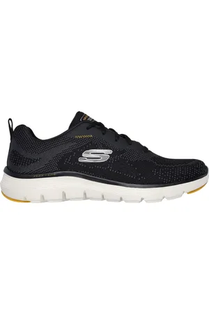 Skechers Uomo Flex Advantage 5.0 - Fosten Sneaker in Nero/Giallo
