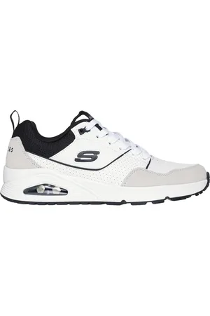 Skechers Uomo Uno - Retro One Sneaker in Bianco/Nero