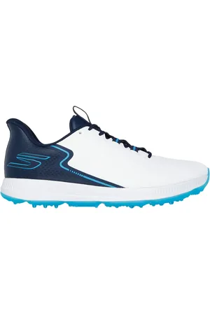Skechers Uomo Slip-ins: GO GOLF Elite 6 Shoes in Bianco/Blu Navy Blue