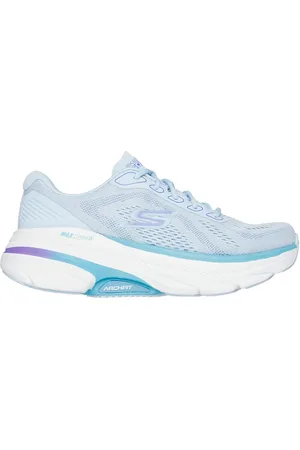 Skechers Donna Max Cushioning Arch Fit 2.0 - Avenida Sneaker in Blu Chiaro/Porpora