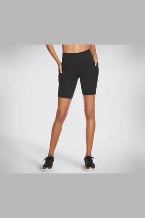 Skechers Donna GO WALK High-Waisted 8 inch Walk pantaloni corti in