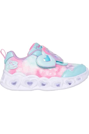 Skechers Heart Lights - Lovin Reflection Sneaker in Turchese/Lavanda