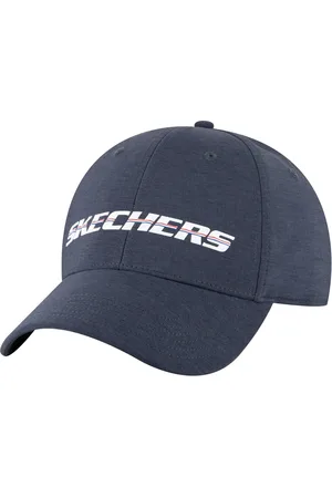 Skechers Uomo Booming cappello da baseball in Carbone/Blu Navy Blue