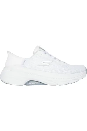 Skechers Donna Slip-ins: Max Cushioning Arch Fit 2.0 - Antilles Sneaker in Bianco/Argento
