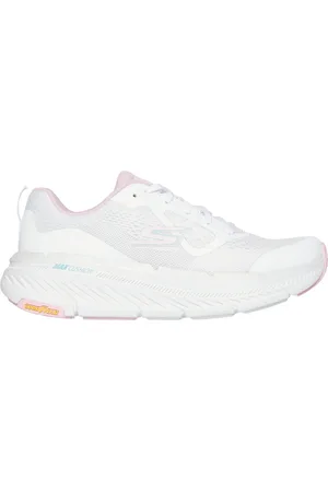 Skechers Donna Max Cushioning Premier 2.0 - Hillsborough Sneaker in Bianco/Rosa