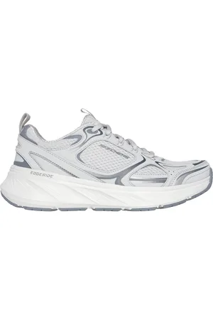 Skechers Donna Relaxed Fit: Edgeride - Silver Eclipse Sneaker in