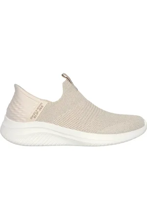Skechers Donna Slip-ins: Ultra Flex 3.0 - Glitter Me Sneaker in Naturale/Oro