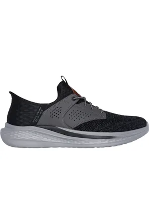 Skechers Uomo Slip-ins Relaxed Fit: Slade - Caster Sneaker in Nero/Grigio
