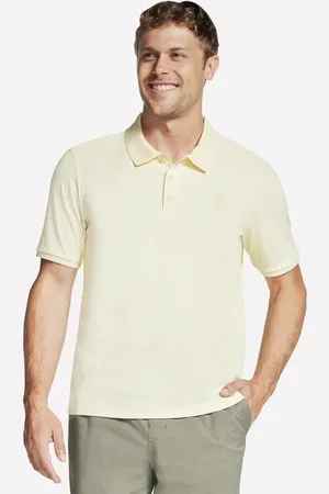 Skechers Uomo Off Duty Polo in Giallo/Turchese