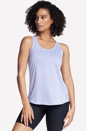 Skechers Donna GO DRI Swift Performance Tank in Lavanda/Rosa Chiaro