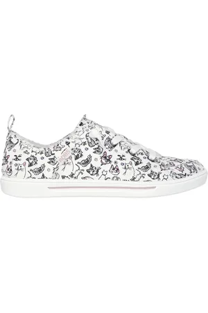 Skechers Donna BOBS B Cute 2.0 - Glam Kitty Sneaker in Bianco/Multicolore