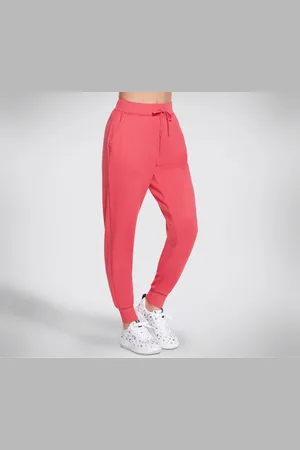 Skechers Donna SKECHLUXE Restful pantaloni sportivi in Rosso/Rosa
