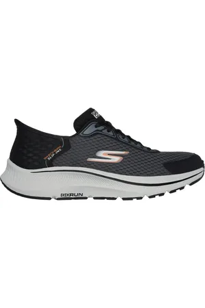 Skechers Uomo Slip-ins: GO RUN Consistent - Empowered Sneaker in Nero/Carbone