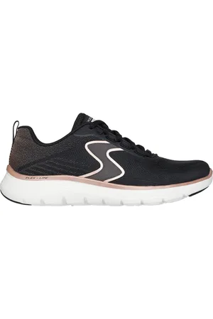 Skechers Donna Flex Appeal 5.0 - Luxe Glow Sneaker in Nero/Rosa Oro