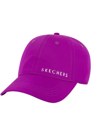 Skechers Donna Skech-Shine Foil Cappello da Baseball in Porpora/Rosa Fluo