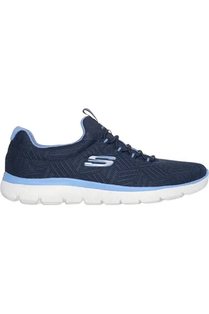 Skechers Donna Summits - Artistry Chic Sneaker in Blu Navy Blue/Blu