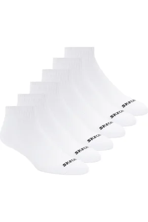 Skechers Donna 6 Pack Core Quarter Medium Calze in