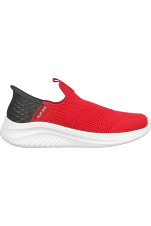 Skechers Bambino Slip-ins: Ultra Flex 3.0 - Smooth Step Sneaker in Rosso/Nero