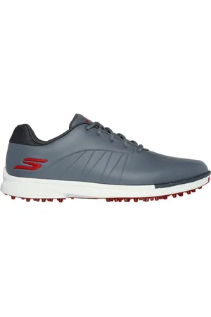 Skechers Uomo GO GOLF Tempo GF Shoes in Grigio/Rosso