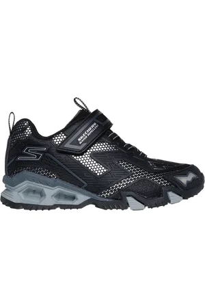 Skechers Bambino S-Lights: Hydro Lights - Heat-Tread Sneaker in Nero/Argento