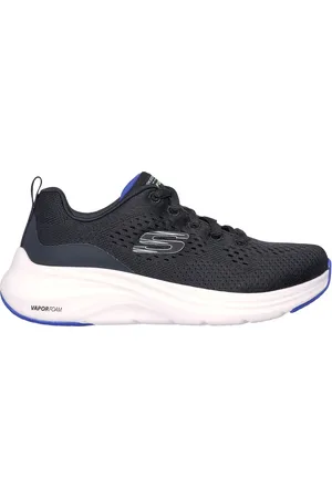 Skechers Bambino Vapor Foam Sneaker in Nero/Blu