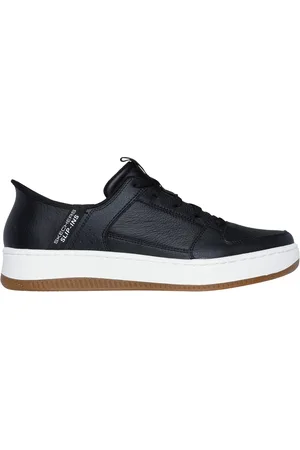 Skechers Uomo Slip-ins: Sport Court 92 - Distown Sneaker in Nero/Naturale