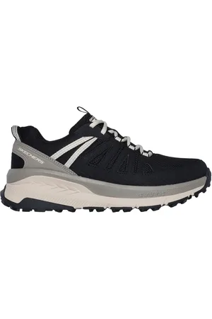 Skechers Uomo Switch Back - Venture Seeker Sneaker in Nero/Talpa